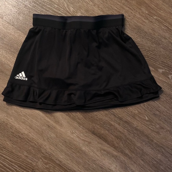 adidas tennis skirt black